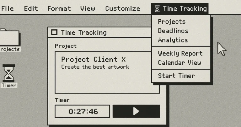 Time tracking app